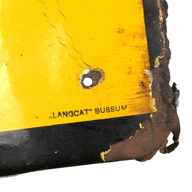 WW2 Dutch Town Sign 'Rauwerd Prov. Friesland' — image 6