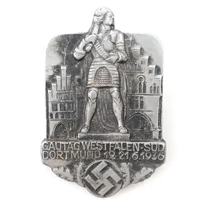 'NSDAP Gautag Westfalen-Süd Dortmund' 1936 Tinnie