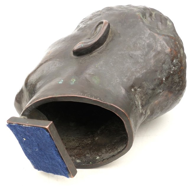 Life sized 'Adolf Hitler' Bronze Bust by 'H.M. Ley' — image 10