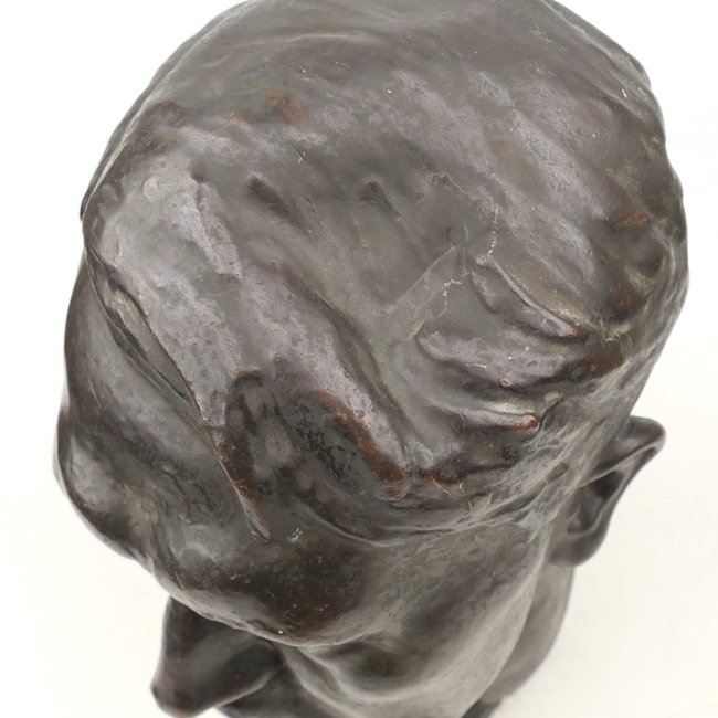 Life sized 'Adolf Hitler' Bronze Bust by 'H.M. Ley' — image 5