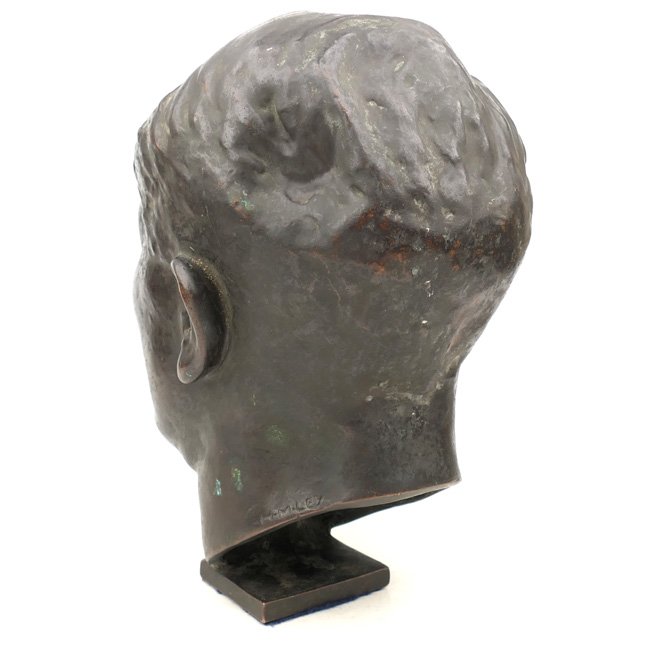 Life sized 'Adolf Hitler' Bronze Bust by 'H.M. Ley' — image 6