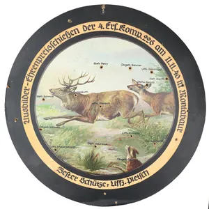 Wehrmacht Carton Target Board 1940