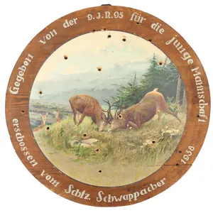 Wehrmacht Wooden Target Board 1938