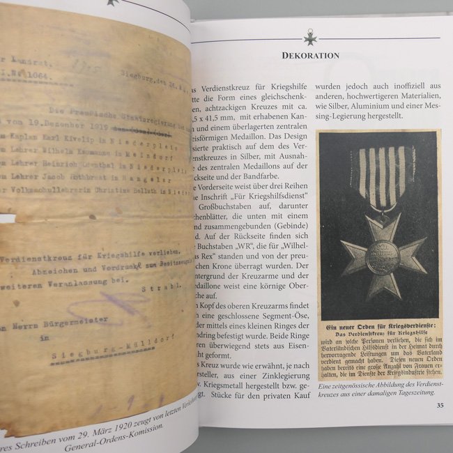 NEW Book: 'Das Verdienstkreuz für Kriegshilfsdienst' — image 2
