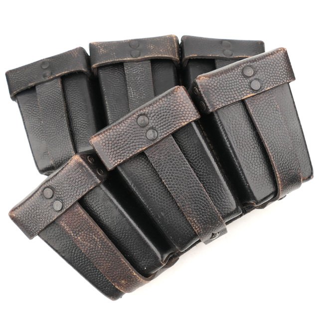 Matching pair of WH (Heer) K98 Ammo Pouches — image 2