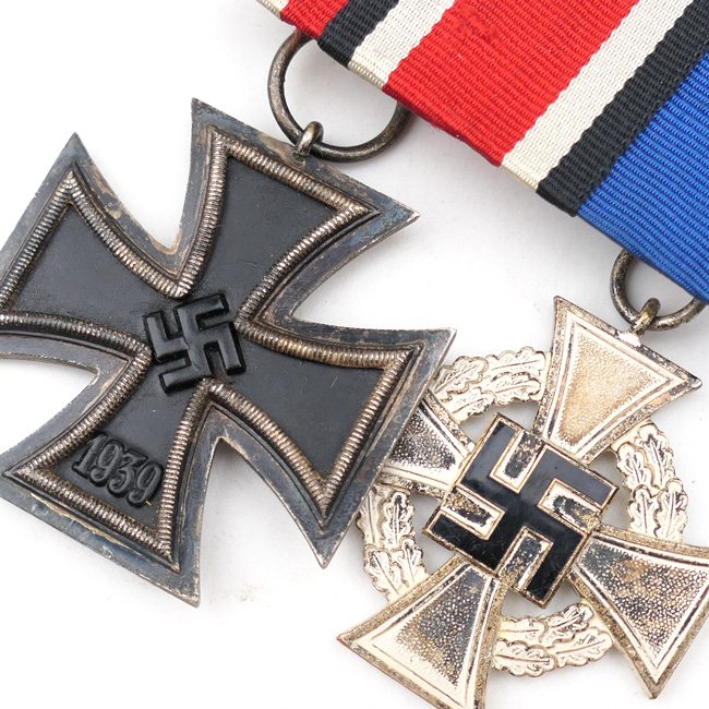 German 2-Piece Medal Bar — image 2