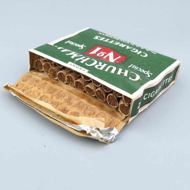 Full Package of British Churchman's Cigarettes — image 3