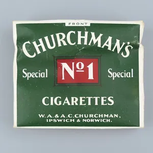 Full Package of British Churchman's Cigarettes