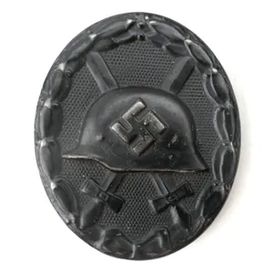 Wound Badge in Black '4'