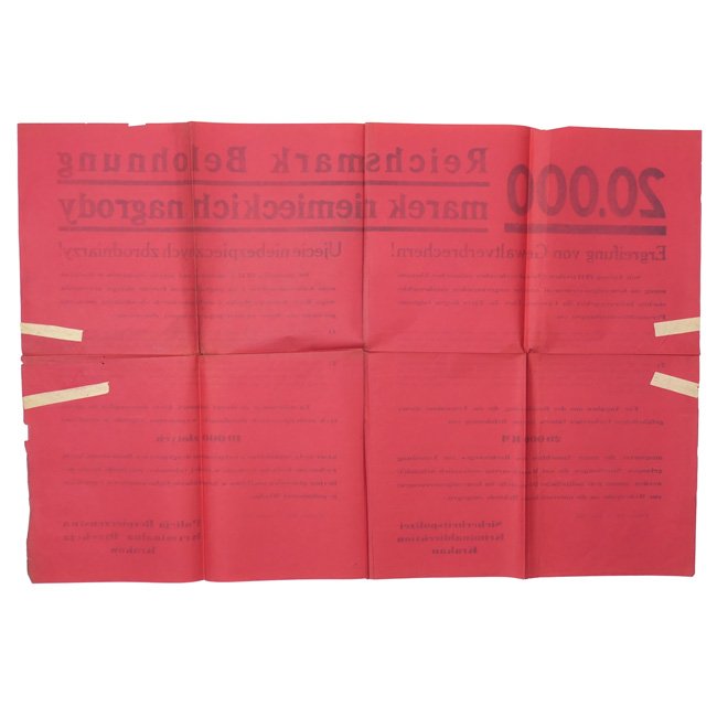 Large Wanted Poster from the 'Sicherheitspolizei Krakau' — image 7