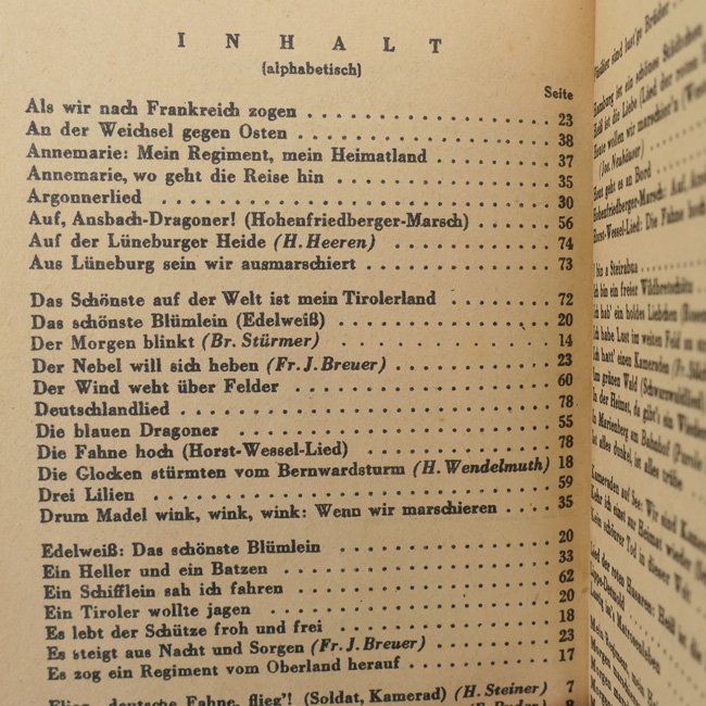 Wehrmacht Soldier's Song Book — image 3