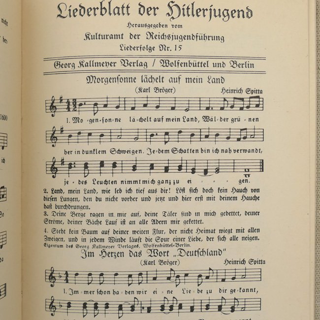 Hitlerjugend Song Book 1935 — image 4