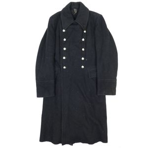 Russian Officer's Navy Black Wool Greatcoat