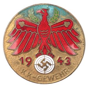 Tirol 'KK-Gewehr' 1943 Shooting Award