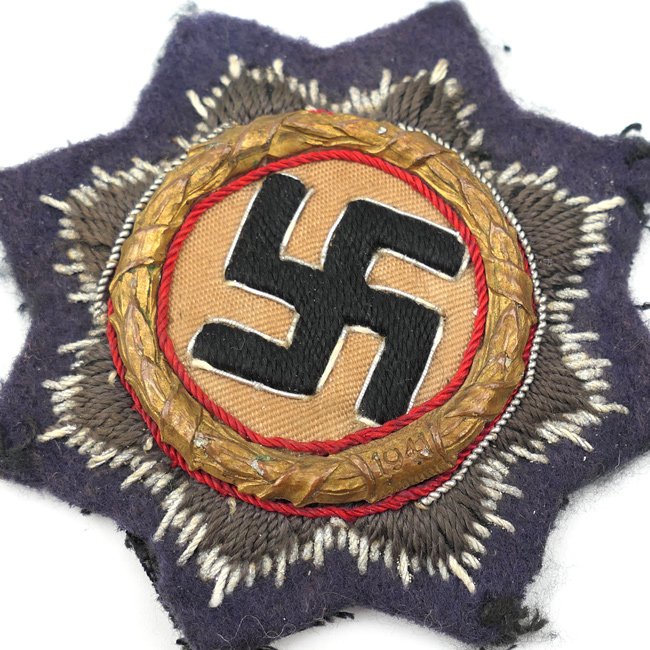 Luftwaffe German Cross in Gold - Cloth Version — image 2