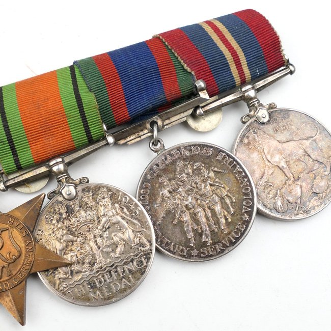 6-piece Canadian Medal Bar — image 3