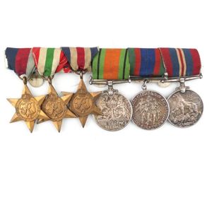 6-piece Canadian Medal Bar
