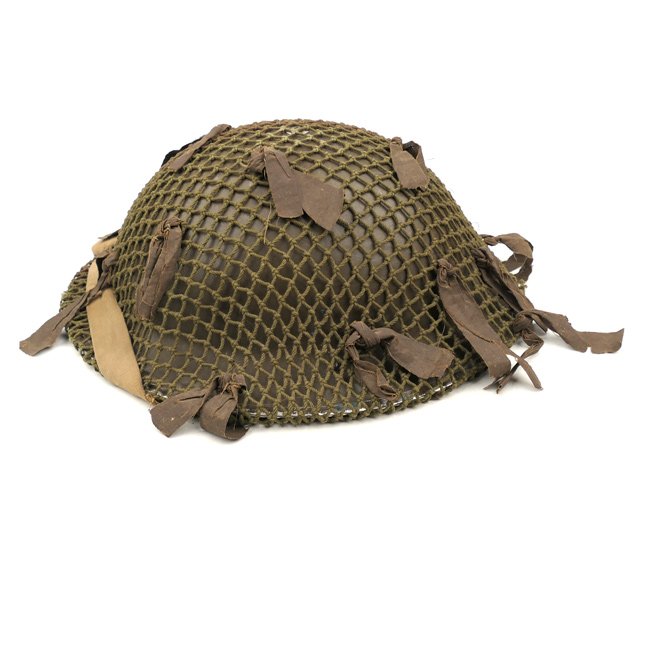 Canadian MK II Combat Helmet with Net & Scrim — image 2