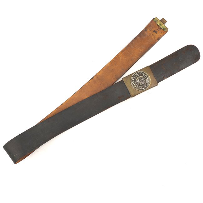 WW1 Prussian EM/NCO's Belt & Buckle — image 2