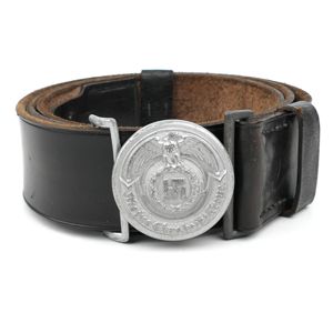 Waffen-SS Officer's Leather Belt & Buckle