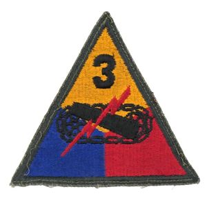 WW2 US 3rd Armored Division Patch