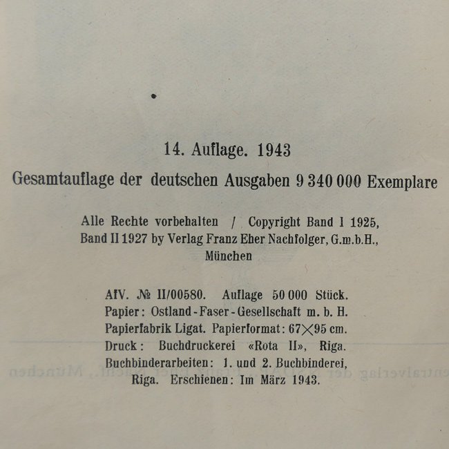 Adolf Hitler's 'Mein Kampf' - printed in Riga — image 5