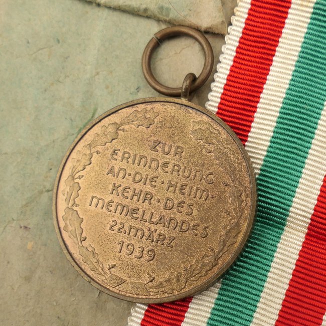 Return of the Memel Commemorative Medal — image 4