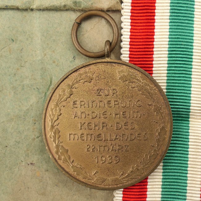 Return of the Memel Commemorative Medal — image 5