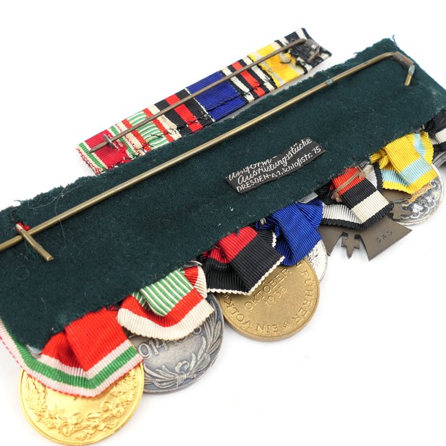 Wehrmacht 7-Piece Medal Bar & Batton — image 6