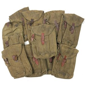 First pattern Soviet 3-cell AK-47 magazine pouch