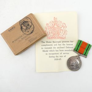 British 'Defence Medal' in Box