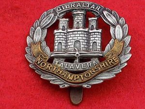 Cap badge - Northamptonshire Regiment