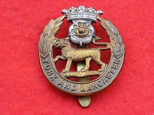 Cap Badge - York and Lancaster Regiment