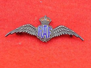 Silver Sweetheart Broach - RAF