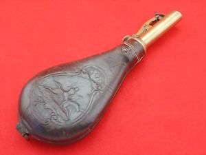 Leather Flask made by G & J W Hawksley of …