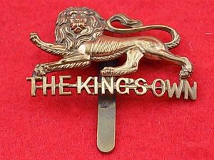 Cap Badge - The Kings Own (Royal Lancaster Regiment)