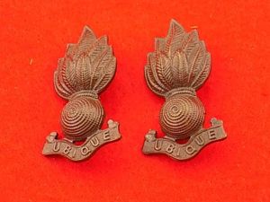 Pair of Officers Collars - Royal Engineers