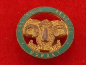 WW1 Lapel Badge - National Reserve Dorset