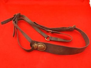 Leather Horse Martingale with General's Badge