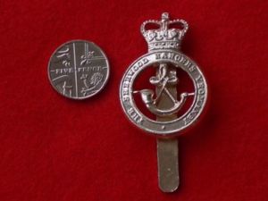 Staybrite Cap Badge - The Sherwood Rangers Yeomanry