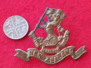 Cap Badge - 5th Wellington Rifles, New Zealand