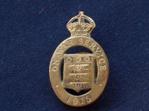Lapel Badge - On War Service 1915