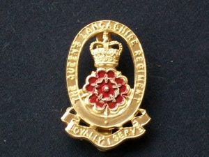 Staybrite Cap Badge - The Queens Lancashire Regiment