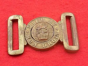 Queens Crown Generic Brass Belt Buckle