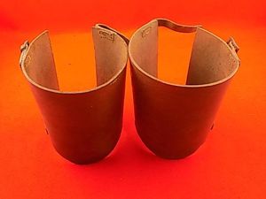 Home Guard - Pair of 39 Pattern Leather Gaiters
