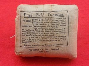 WW11 - First Field Dressing - Dated 1940