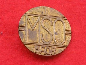 Cap Badge - Mixed Service Organisation, BAOR