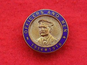 Lapel Badge - Officers and Men 1914 - 1918