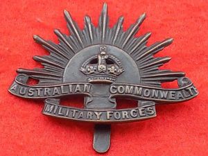 Cap badge - Australian Commonwealth Military Forces
