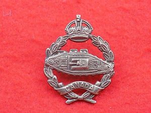 Cap badge - Royal Canadian Armoured Corps